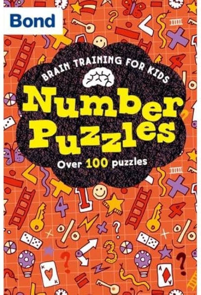 Libro di puzzle numerici in inglese per bambini 8–11 anni